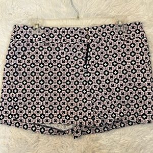Ann Taylor Loft geometric shorts